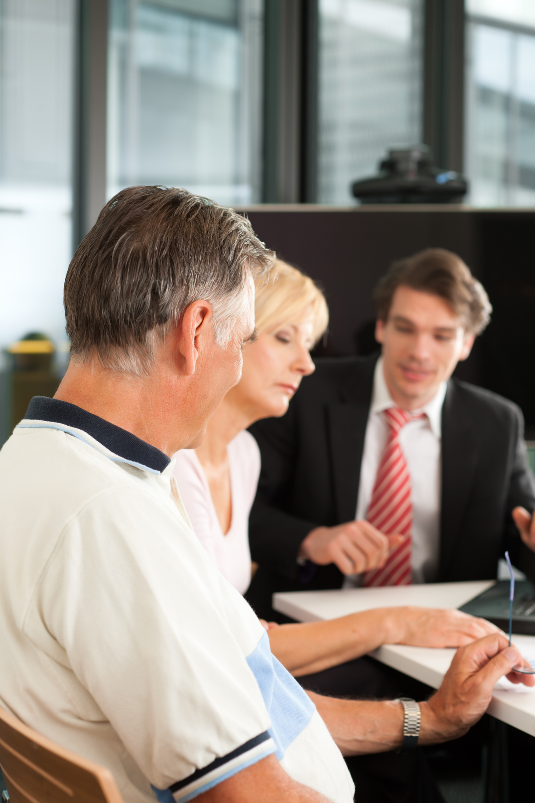 Couple with Financial Consultant